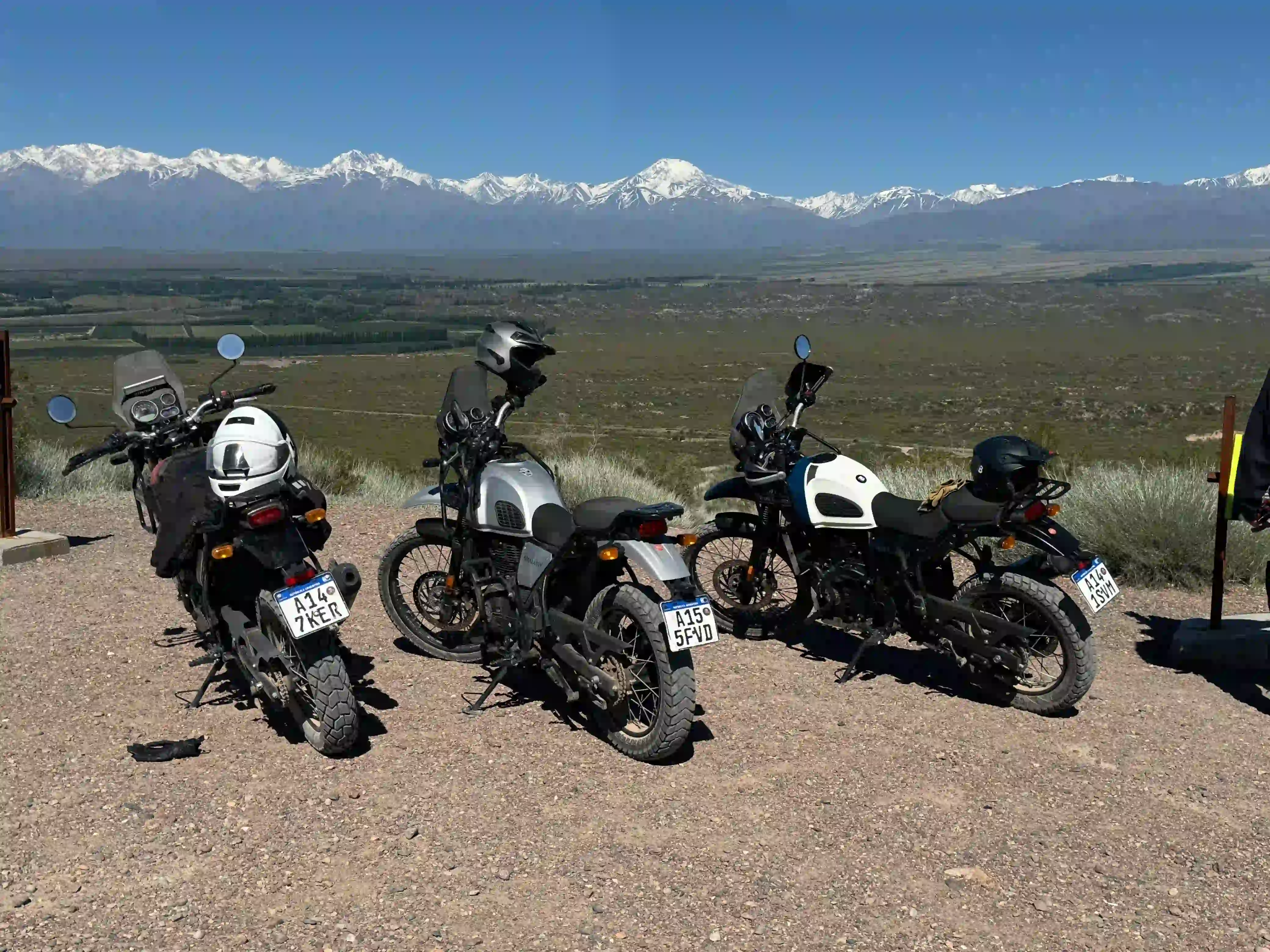 Moto en dique Potrerillos